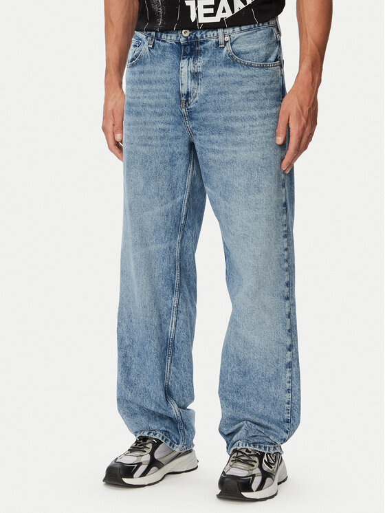 Karl Lagerfeld Jeans Blugi B3M10005 Albastru Relaxed Fit