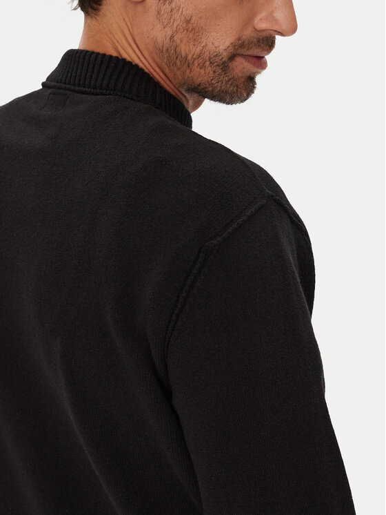 C.P. Company C.P. Company Sweter 19CMKN061A110432A Czarny Regular Fit