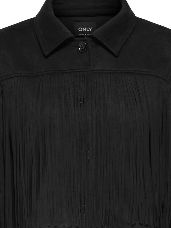 ONLY ONLY Giacca in similpelle Diane 15354896 Nero Regular Fit