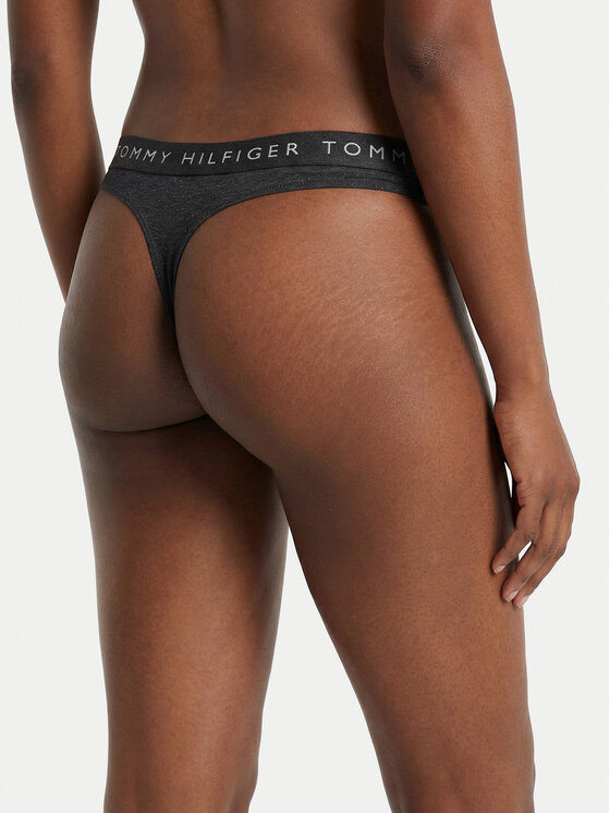 Tommy Hilfiger Tommy Hilfiger Kalhotky string UW0UW06227 Šedá