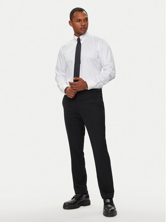 HUGO Hugo Camicia Vikko 50519847 Bianco Modern Fit