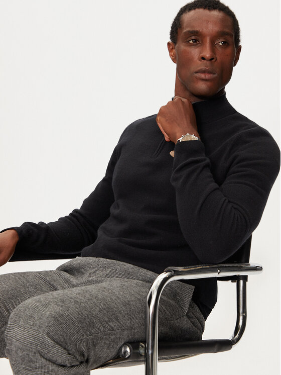 BOSS Boss Pullover Emarlo 50530314 Schwarz Regular Fit