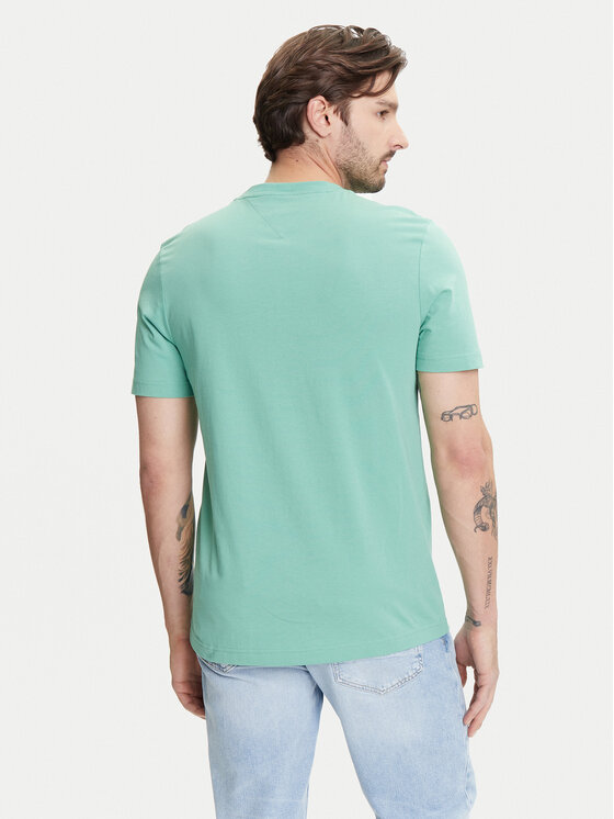 Tommy Hilfiger Tommy Hilfiger Футболка Fathers Day MW0MW39356 Зелений Regular Fit