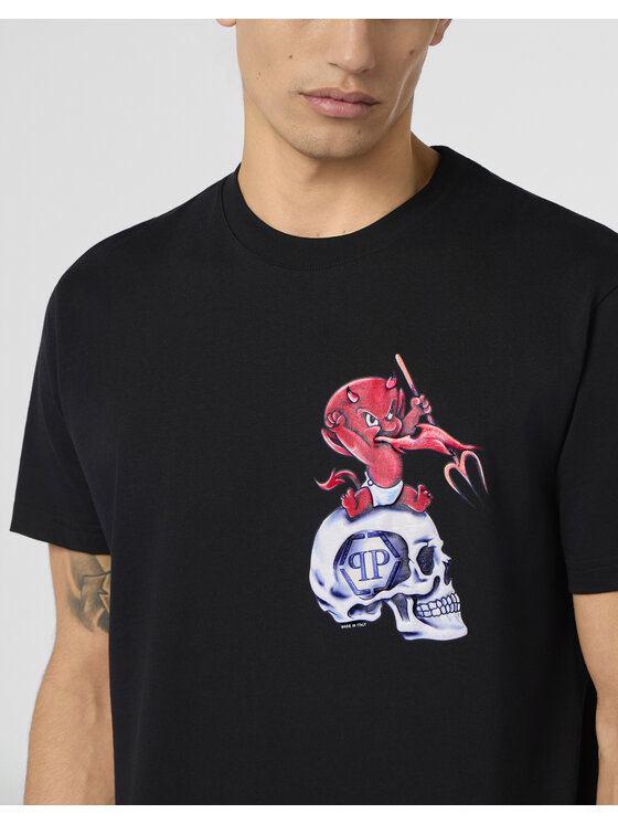 PHILIPP PLEIN PHILIPP PLEIN T-Shirt 28974 Černá Regular Fit