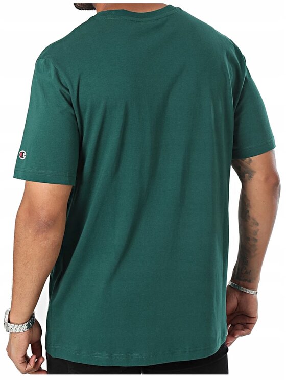 Champion Champion T-Shirt 220256-GS502 Zielony Standard Fit