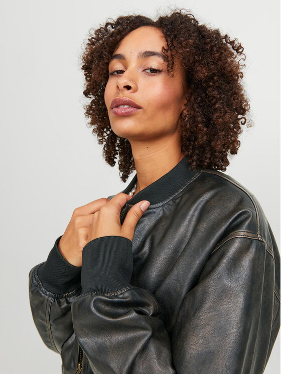 JJXX JJXX Bomber dzseki Hailey 12250708 Fekete Regular Fit