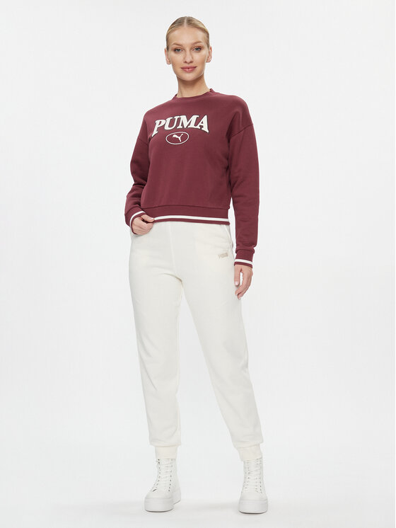 Puma Puma Spodnie dresowe Ess+ Embroidery 670007 Écru Regular Fit