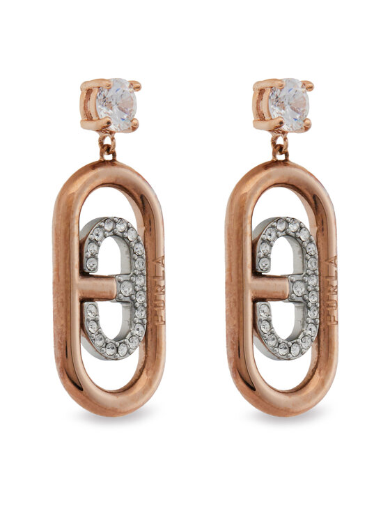 Furla Furla Kolczyki Ooh WJ00207-K21000-0391S-1-008-20-CN-J Różowe złoto