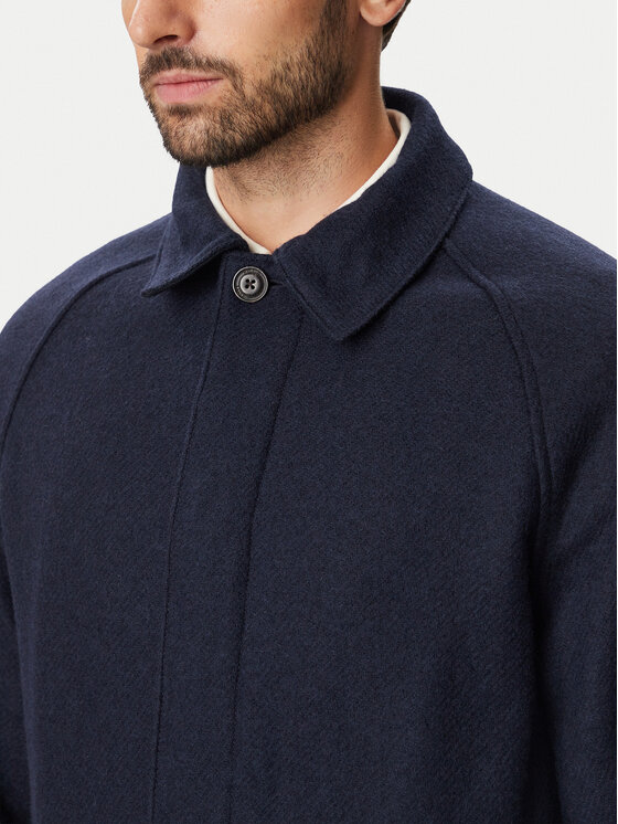 Polo Ralph Lauren Polo Ralph Lauren Płaszcz wełniany 710B15989001 Granatowy Regular Fit