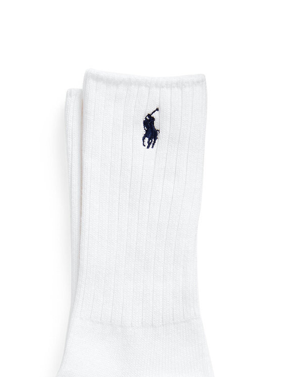 Polo Ralph Lauren Polo Ralph Lauren Dolge nogavice 455846847003 Bela