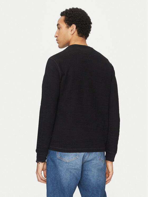 Guess Jeans Guess Jeans Sweatshirt M4BI77 KCII1 Schwarz Regular Fit