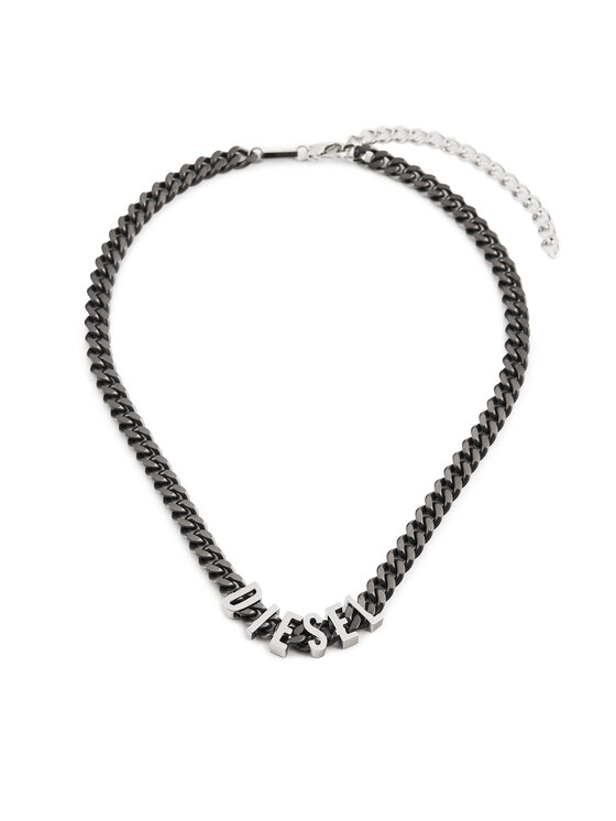 Colier Diesel Font Chain DX1487060 Negru