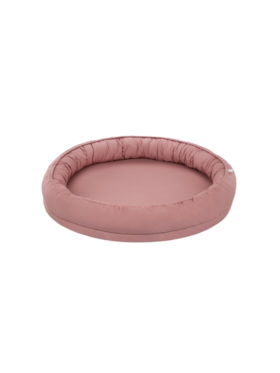 Gniazdo Cotton&Sweets, Mały junior nest Basic bez falbanki Blush