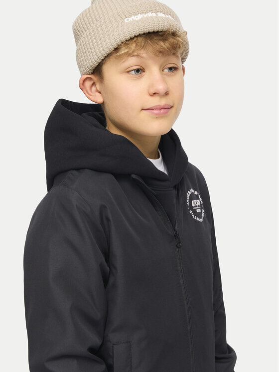 Jack&Jones Junior Jack&Jones Junior Bomber Zack 12269155 Crna Regular Fit