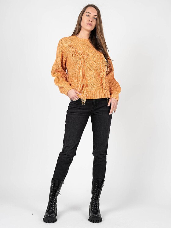 Silvian Heach Silvian Heach Sweter PGA22007MA Pomarańczowy Oversize