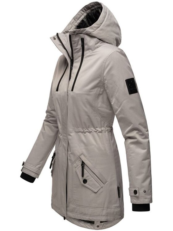 Navahoo Navahoo Kurtka przejściowa Avrille Szary Casual Fit