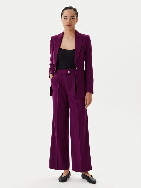 United Colors Of Benetton United Colors Of Benetton Stoffhose 47UPDF07R Violett Regular Fit