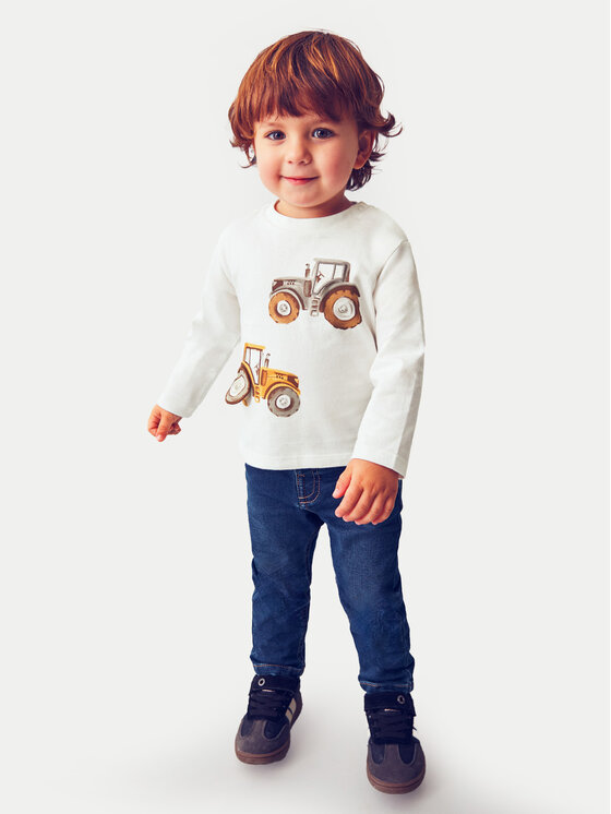 Mayoral Mayoral Bluza 2069 Bela Regular Fit