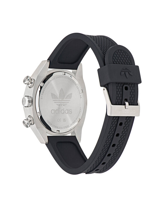 Adidas black rubber watch hotsell