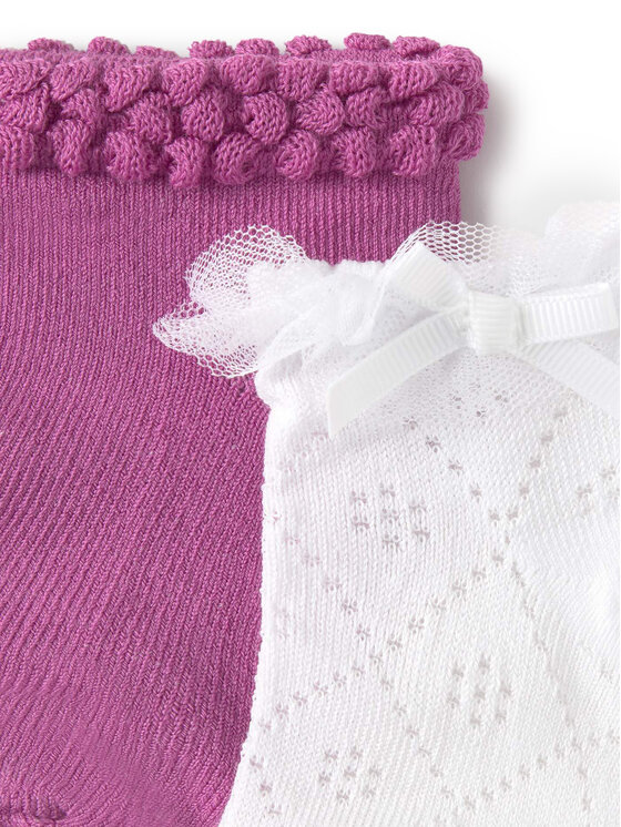 Mayoral Mayoral 2er-Set hohe Kindersocken 10872 Rosa