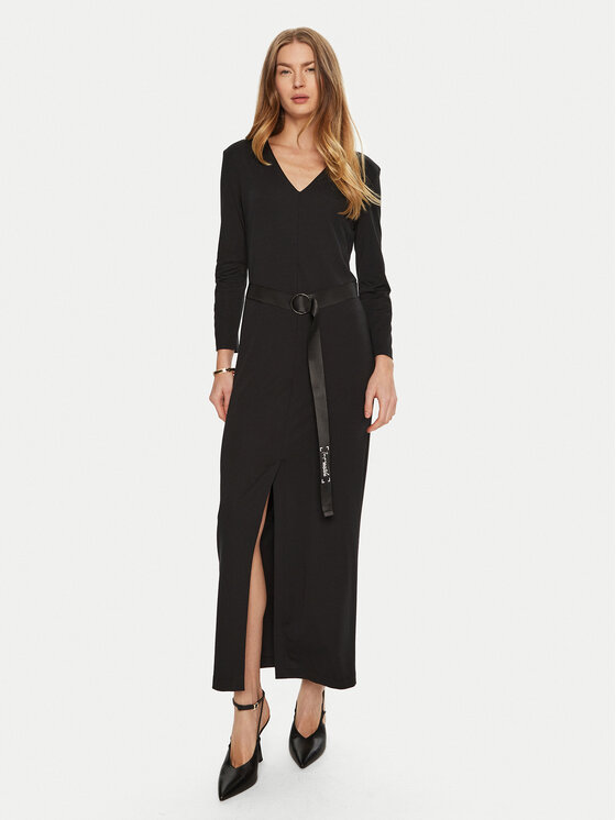 Imperial Imperial Rochie de zi AFBJIMU Negru Regular Fit