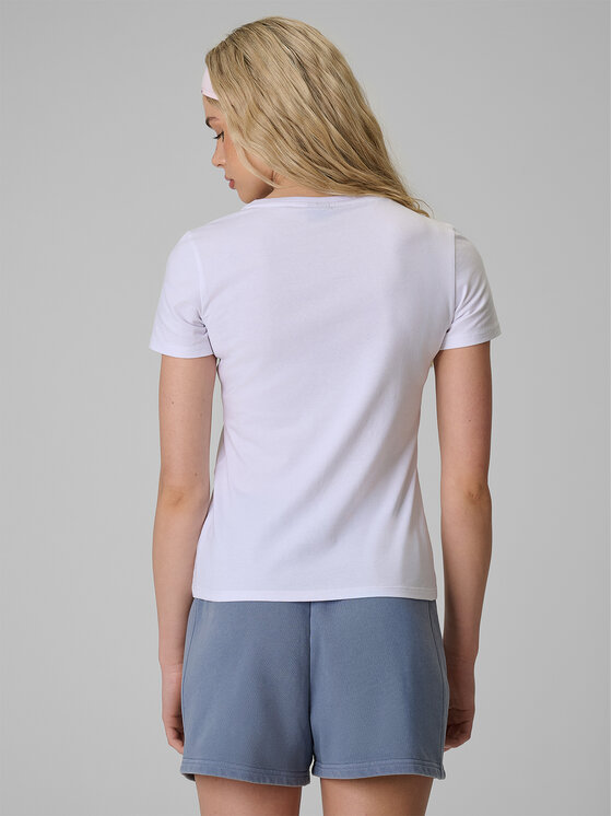 4F 4F T-Shirt APRES SEA Biały Slim Fit