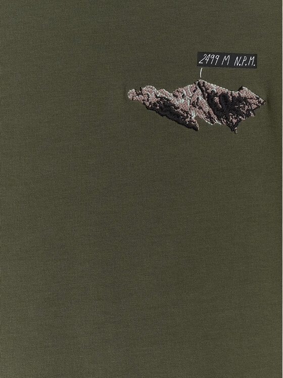 4F 4F T-Shirt OVERLAND Khaki Regular Fit