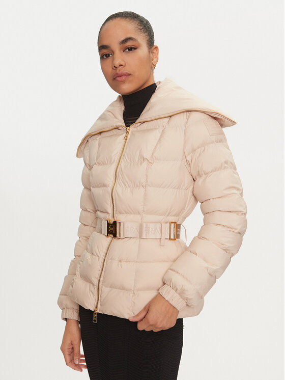 Elisabetta Franchi Elisabetta Franchi Télikabát PI-76D-46E2-V680 Ekru Regular Fit
