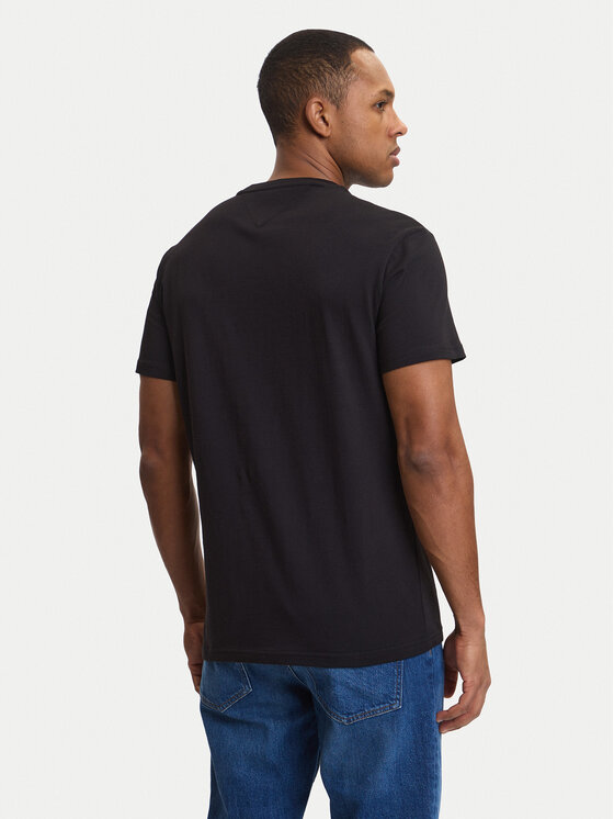 Tommy Jeans Tommy Jeans Póló DM0DM22539 Fekete Regular Fit