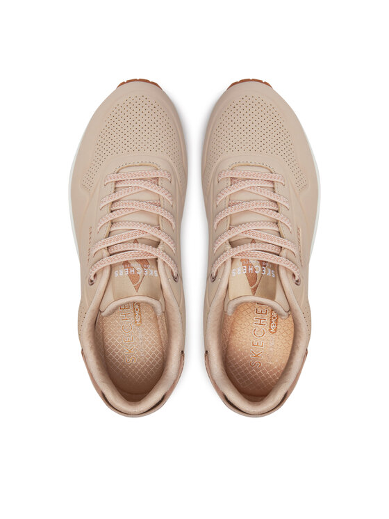 Skechers Skechers Sneakersy Uno Shimmer Away 155196/NAT Różowy