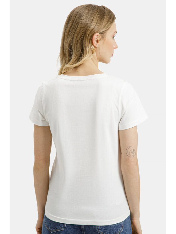 Cross Jeans Cross Jeans T-Shirt 56250-008 Biały