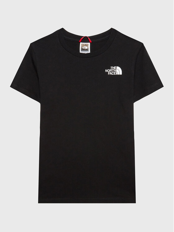 The North Face T-krekls Simple Dome NF0A82EA Melns Regular Fit