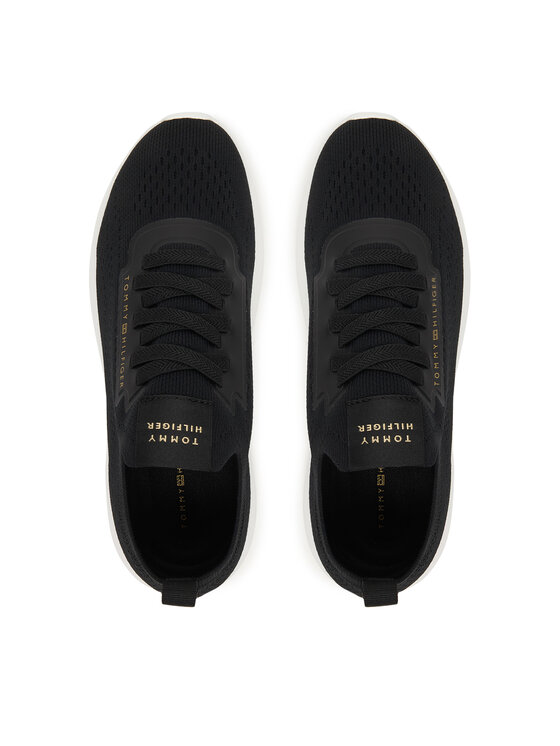 Tommy Hilfiger Tommy Hilfiger Sportcipők Th Knit Extralight Runner FW0FW09112 Fekete