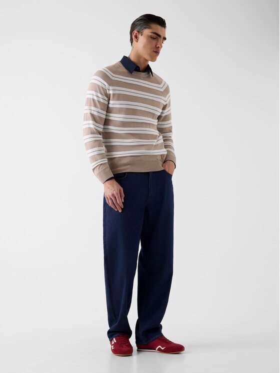 Guess Guess Sweter 182340 Brązowy Classic Fit