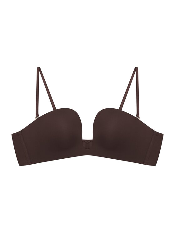 Esotiq Esotiq Biustonosz push-up 43127 Brązowy