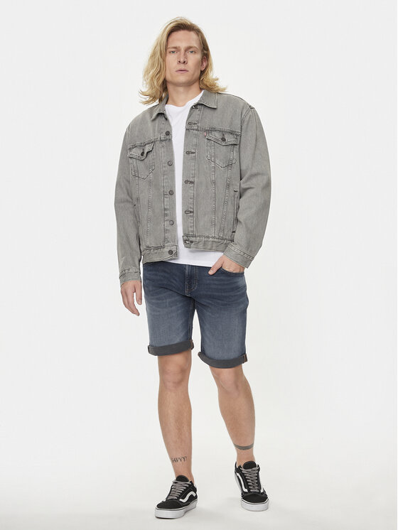 Mustang Mustang Jeans kratke hlače Chicago 1014891 Mornarsko modra Regular Fit
