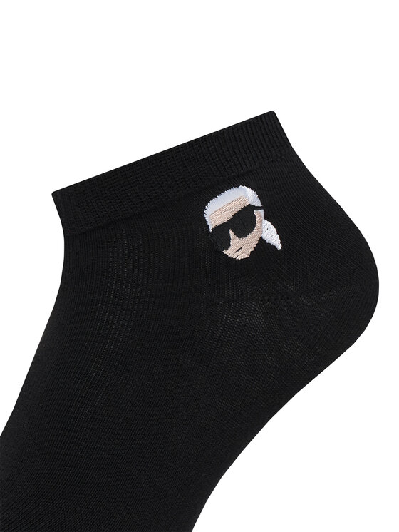 KARL LAGERFELD KARL LAGERFELD Kratke nogavice A4M47044 Črna