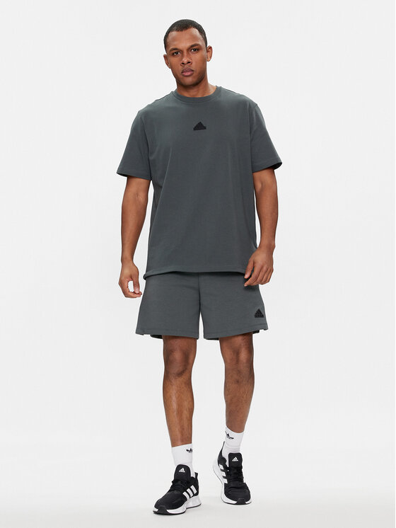 adidas adidas Marškinėliai City Escape IN3709 Žalia Loose Fit