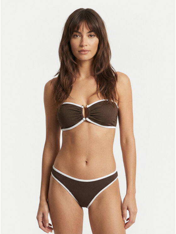 Seafolly Seafolly Dół od bikini Beach Bound 40316-072 Brązowy