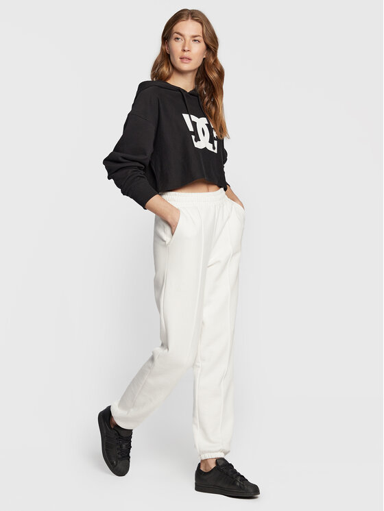 DC Shoes DC Shoes Mikina ADJFT03028 Čierna Relaxed Fit