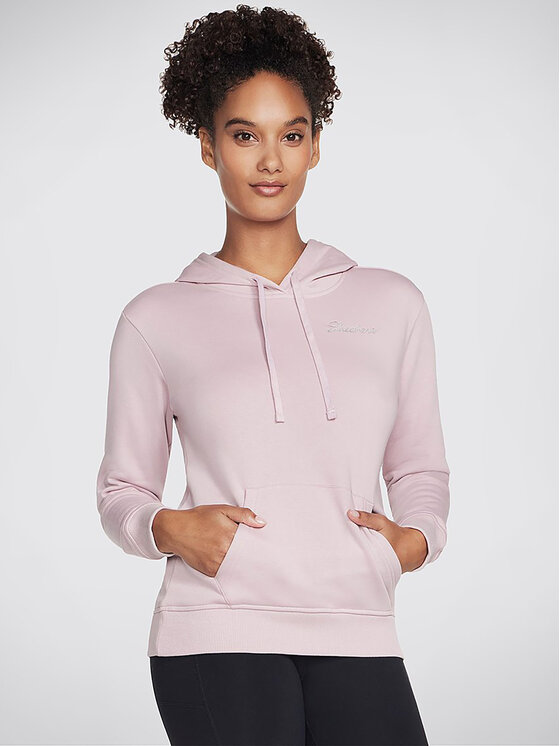 Skechers Skechers Džemperis Signature Po Hoodie WHD116 Rožinė Regular Fit