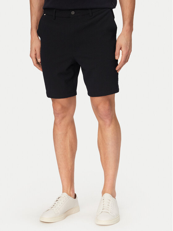 BOSS BOSS Bavlnené šortky H-Kane1 50558060 Tmavomodrá Modern Fit