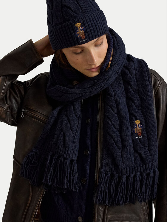 Polo Ralph Lauren Polo Ralph Lauren Šalikas 455P18119001 Tamsiai mėlyna
