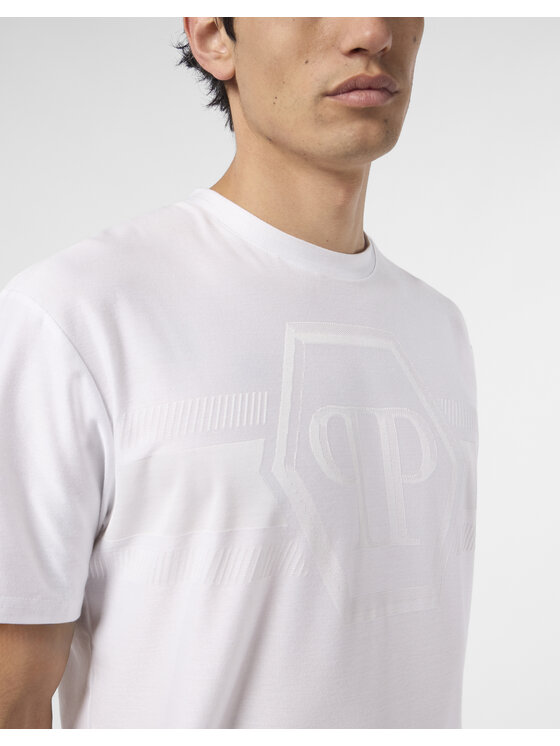 PHILIPP PLEIN PHILIPP PLEIN T-Shirt 29878 Biały Regular Fit