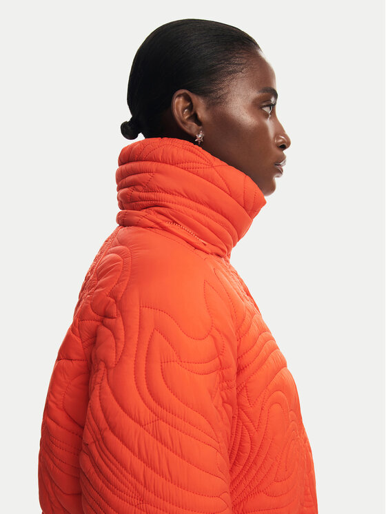 Desigual Desigual Žieminė striukė Aarhus 24WWEWAC Oranžinė Regular Fit