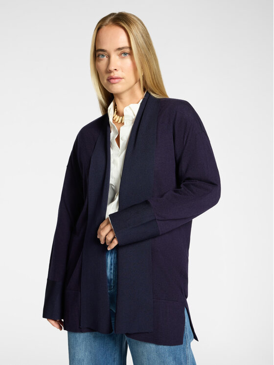 Elena Mirò Elena Mirò Sweter M517Z000993N0H4 Niebieski Over Fit