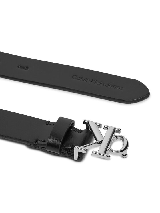 Calvin Klein Jeans Calvin Klein Jeans Cintura da donna Round Mono Plaque Lthr Belt 25Mm K60K612271 Nero