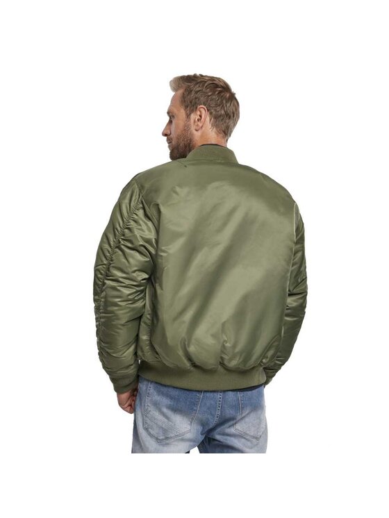 Brandit Brandit Kurtka bomber 3149.1.4XL Zielony Regular Fit