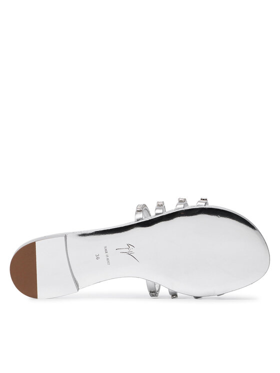 GIUSEPPE ZANOTTI GIUSEPPE ZANOTTI Şlapi E200003 Argintiu