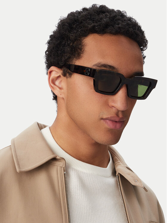 Off-White Off-White Saulesbrilles OERI126 Brūns